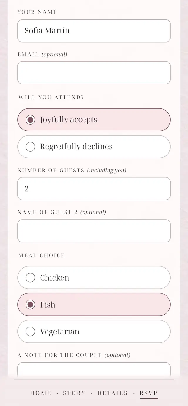 Cherry Blossom Spring: Reply form (demo content)